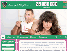 Tablet Screenshot of freecougardatingsite.com